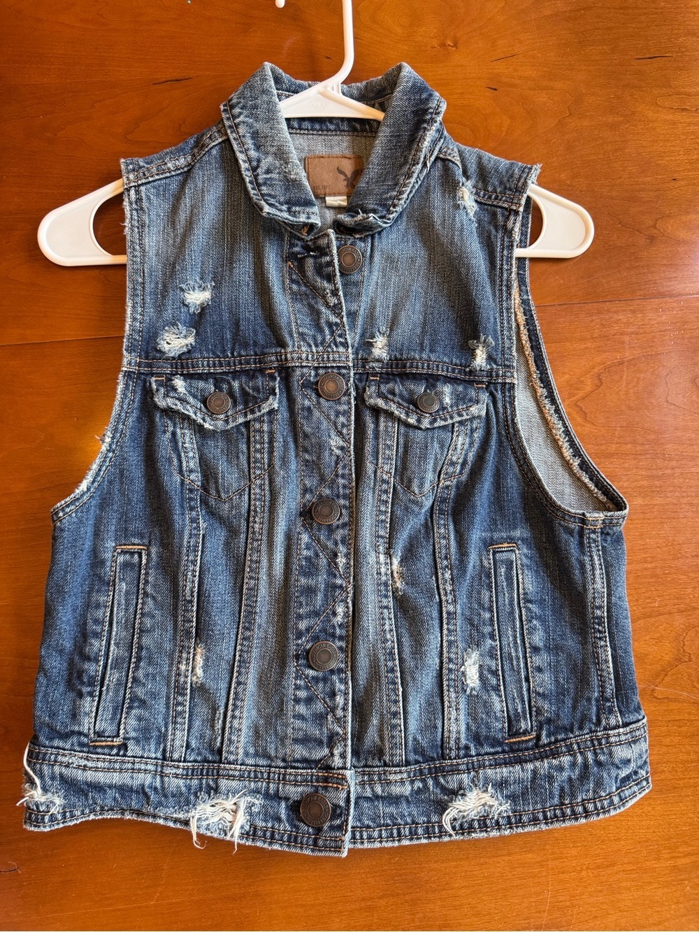 American Eagle outfitters denim vest Size M - Picture 2 of 9